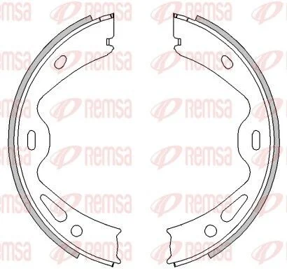 Brake Shoe, parking brake REMSA 4613.00