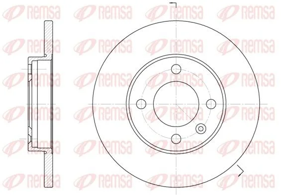 Brake Disc REMSA 6088.01