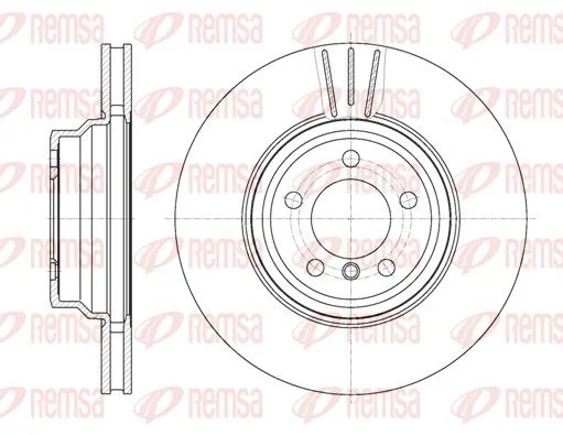 Brake Disc REMSA 61078.10