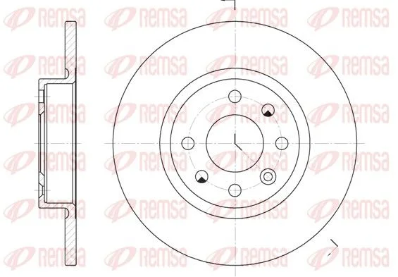Brake Disc REMSA 6209.00