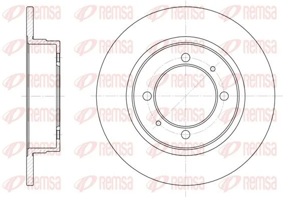 Brake Disc REMSA 6390.00