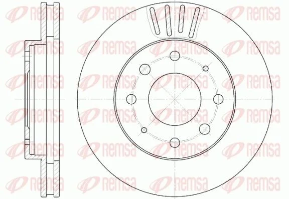Brake Disc REMSA 6625.10