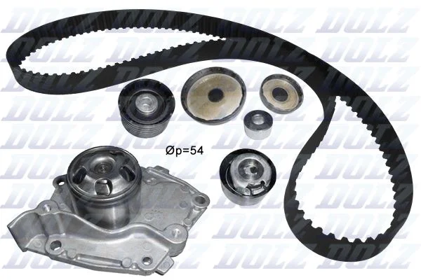 Water Pump & Timing Belt Kit DOLZ KD117