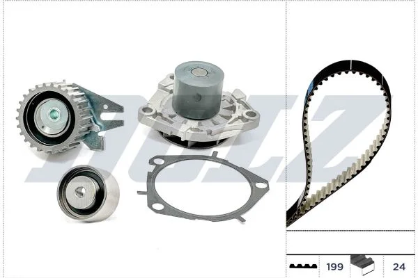 Water Pump & Timing Belt Kit DOLZ KD301
