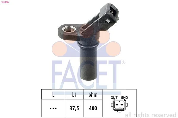 Sensor, crankshaft pulse facet 9.0188