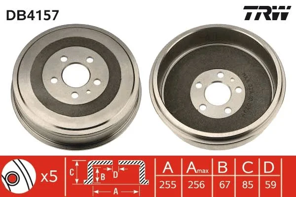 Zavorni boben TRW DB4157