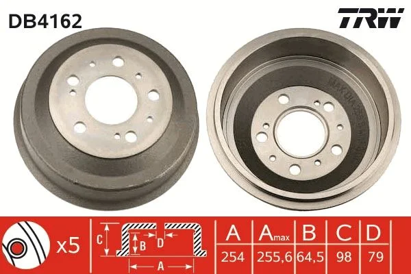Zavorni boben TRW DB4162