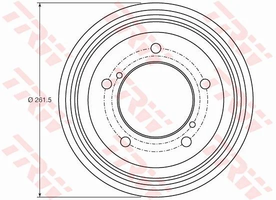 Zavorni boben TRW DB4421