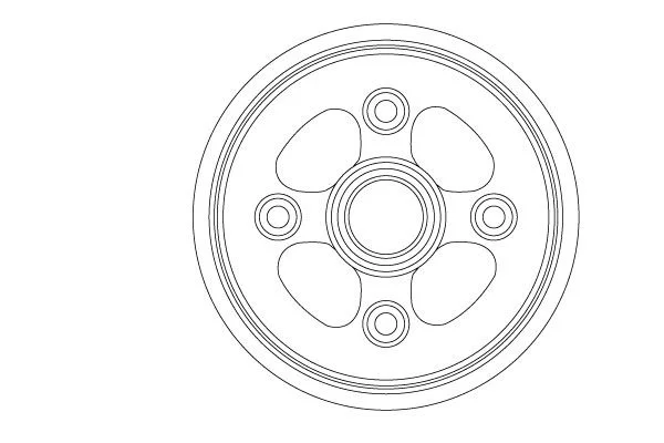 Zavorni boben TRW DB4555