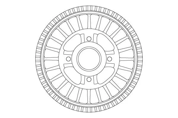 Zavorni boben TRW DB4557MR