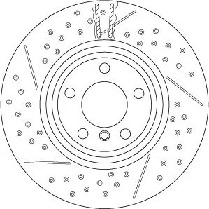 Zavorni disk TRW DF6606S