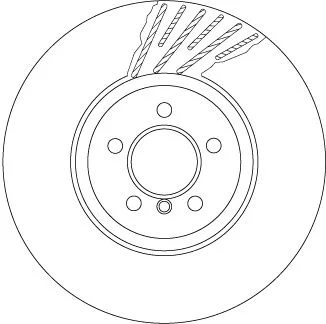 Zavorni disk TRW DF6613S
