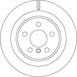 Brake Disc TRW DF6755
