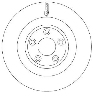 Zavorni disk TRW DF6816S