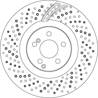 Zavorni disk TRW DF6862S