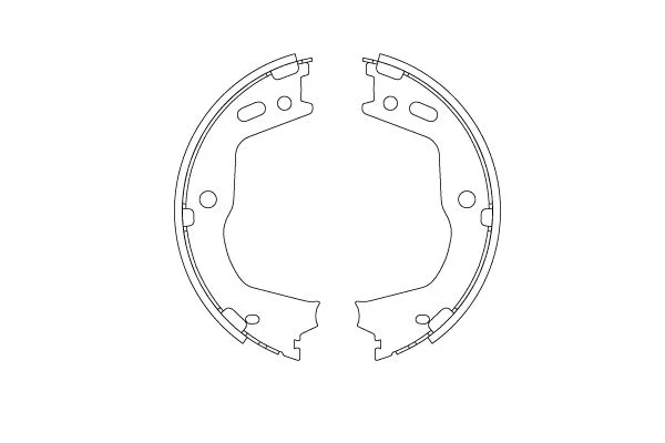 Brake Shoe Set, parking brake TRW GS8803