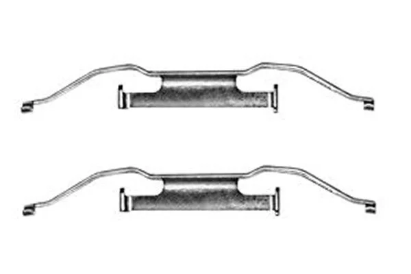 Accessory Kit, disc brake pad TRW PFK350