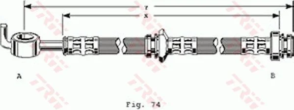 Brake Hose TRW PHD163