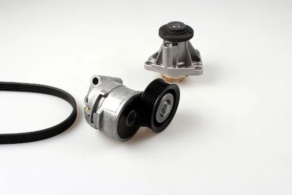 Water Pump + V-ribbed Belt Kit HEPU PK03200