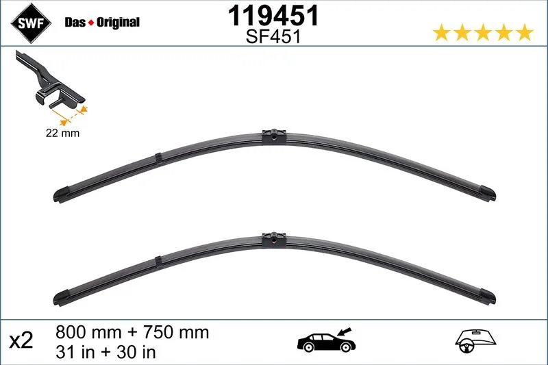 Wiper Blade SWF 119451