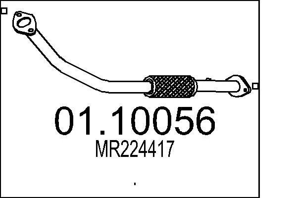 Exhaust Pipe MTS 01.10056