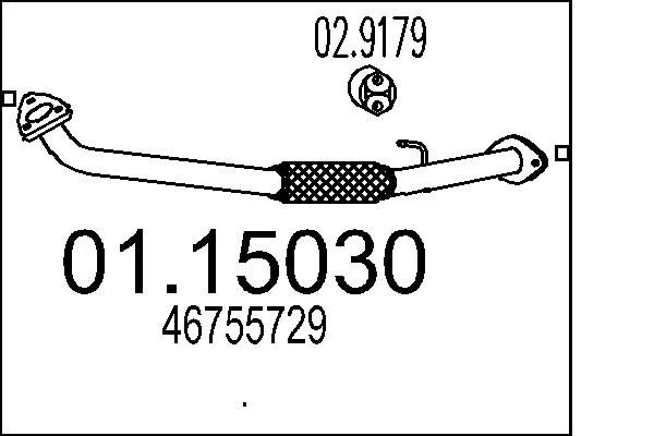 Exhaust Pipe MTS 01.15030