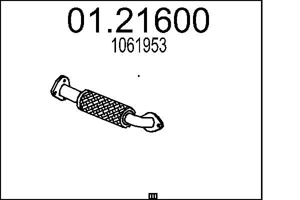 Exhaust Pipe MTS 01.21600