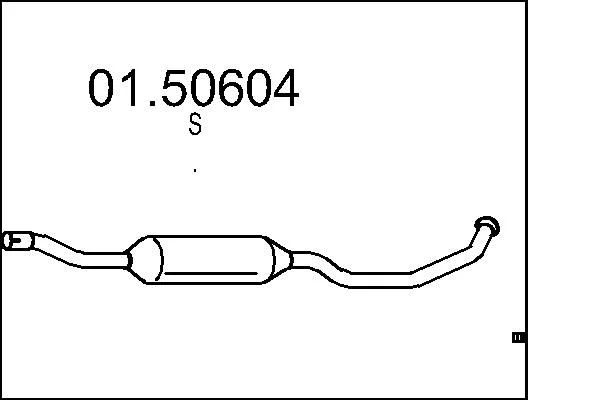 Sredinski dušilec zvoka MTS 01.50604