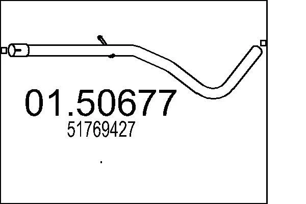 Sredinski dušilec zvoka MTS 01.50677