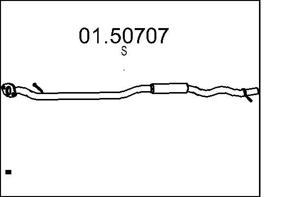 Sredinski dušilec zvoka MTS 01.50707