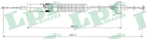Cable Pull, clutch control LPR C0266C
