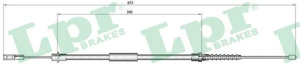 Cable Pull, parking brake LPR C0645B