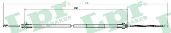Cable Pull, parking brake LPR C0684B