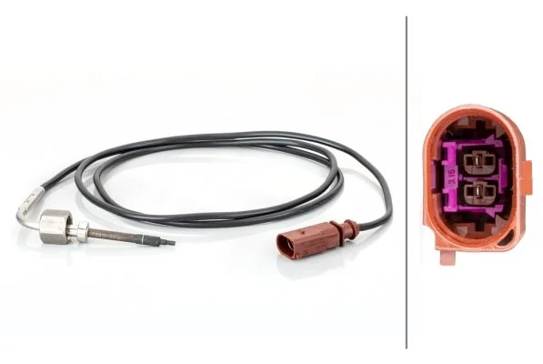 Senzor, temperatura izpušnih plinov HELLA 6PT 014 494-551