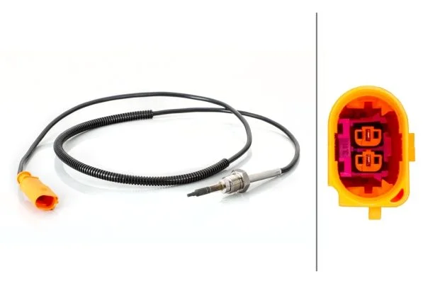 Senzor, temperatura izpušnih plinov HELLA 6PT 014 494-801