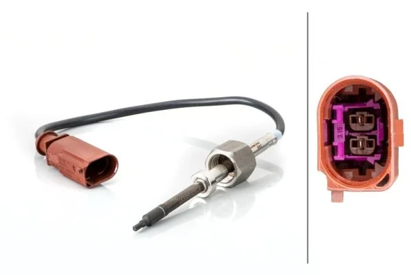 Senzor, temperatura izpušnih plinov HELLA 6PT 014 495-051