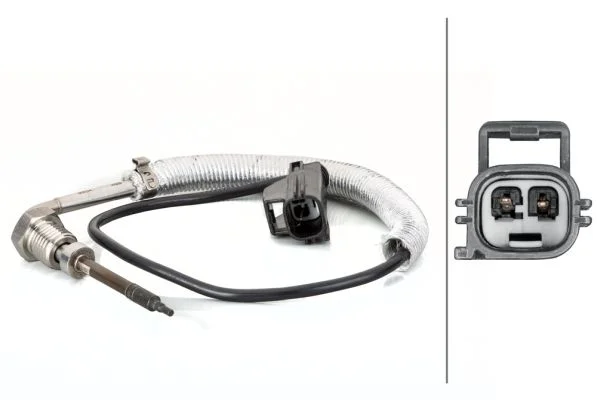 Senzor, temperatura izpušnih plinov HELLA 6PT 014 495-111