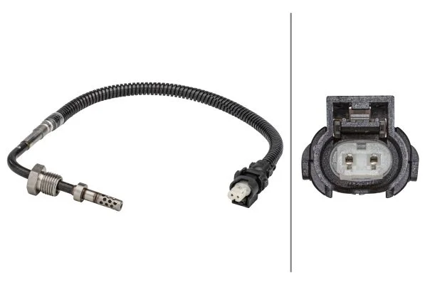 Senzor, temperatura izpušnih plinov HELLA 6PT 358 181-231