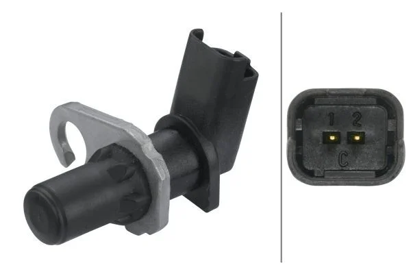 Senzor, impulz ročične gredi HELLA 6PU 009 146-421