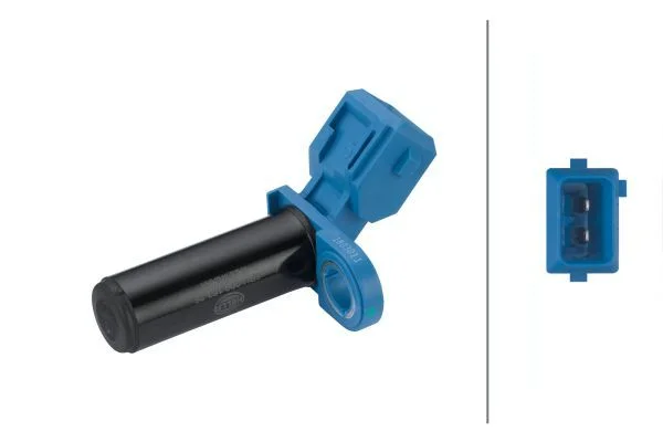 Senzor, impulz ročične gredi HELLA 6PU 009 163-261
