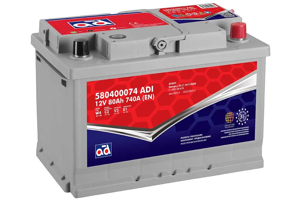 Starter Battery AD 580400074 ADI
