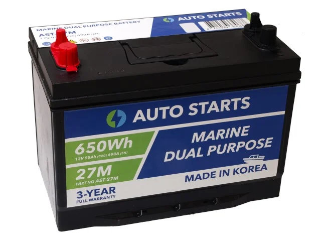 Starter Battery Auto Starts AST-27M