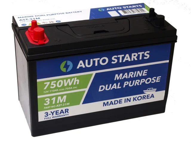 Starter Battery Auto Starts AST-31M