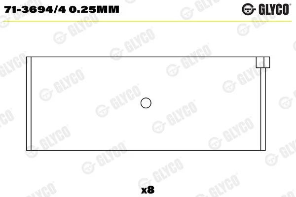 582 GLYCO 71-3694/4 0.25mm
