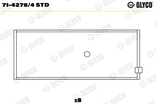 Švaistiklio indėklas GLYCO 71-4278/4 STD