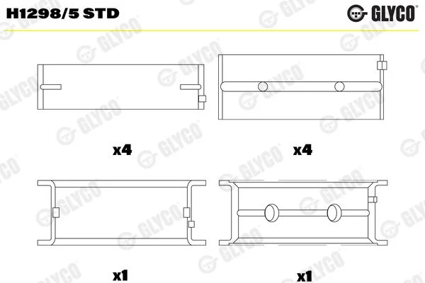 Alkūninio veleno indėklas GLYCO H1298/5 STD