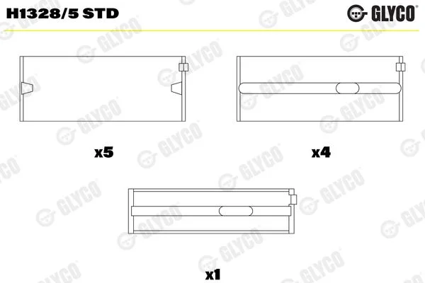 Alkūninio veleno indėklas GLYCO H1328/5 STD