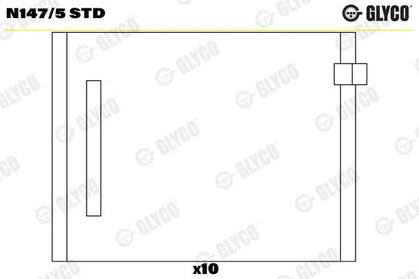 Camshaft Bearing GLYCO N147/5 STD