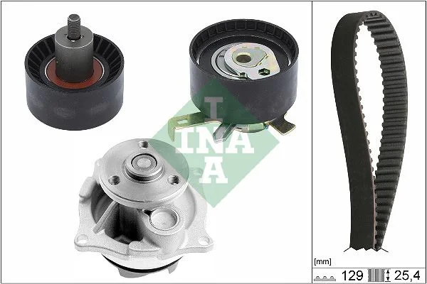 Water Pump & Timing Belt Kit INA 530 0066 30