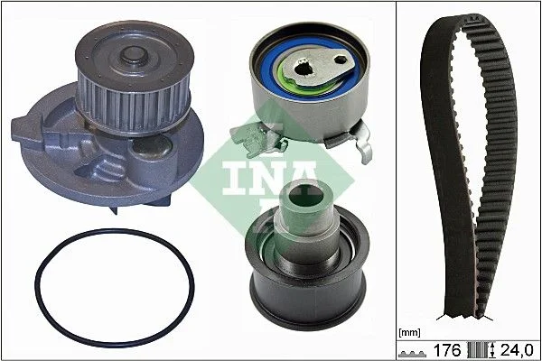 Water Pump & Timing Belt Kit INA 530 0079 30